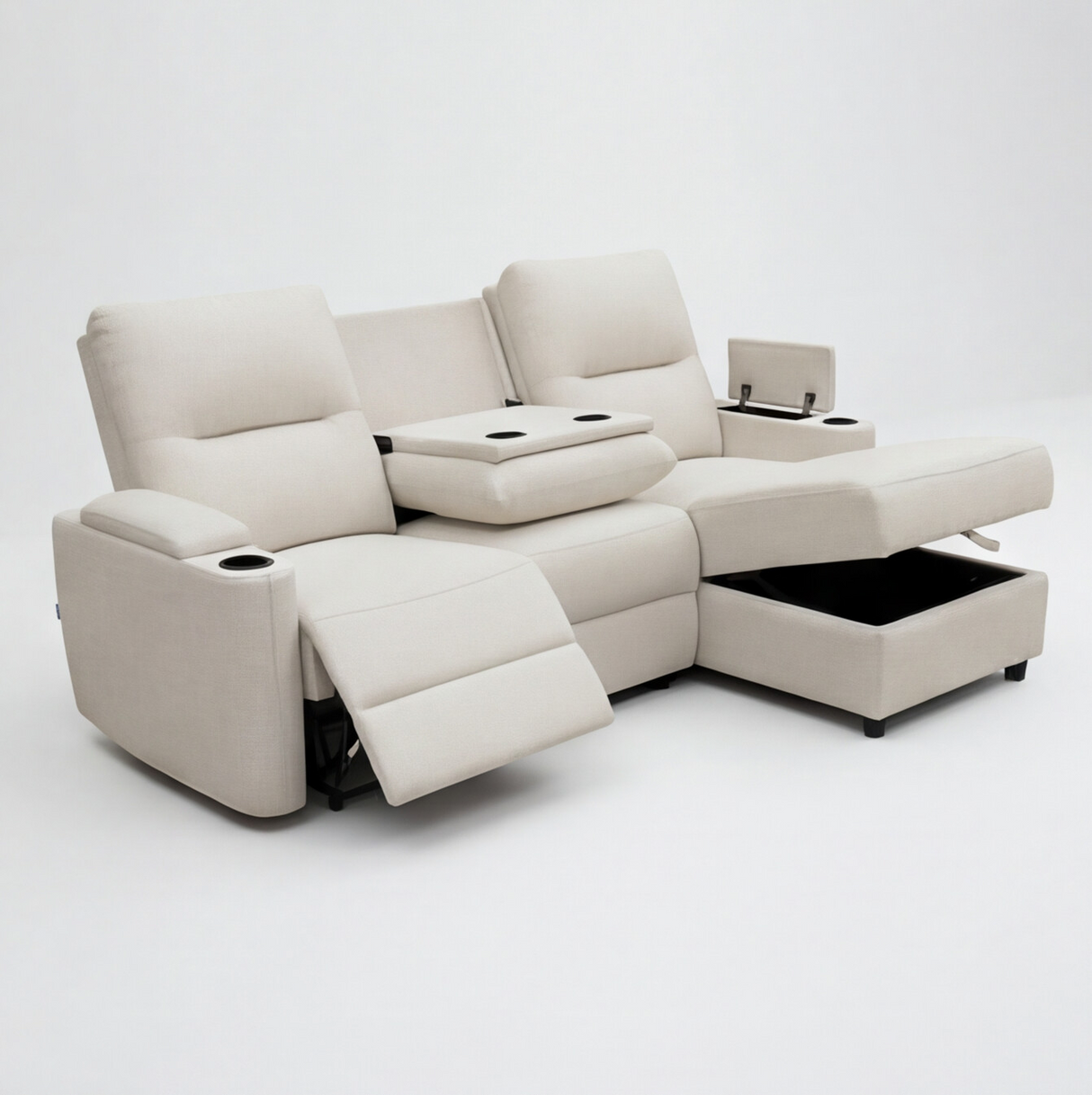 Sofá Reclinable Electrica Esquinera Tadashi Derecho