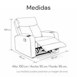Sofá Reclinable Trudy 1P