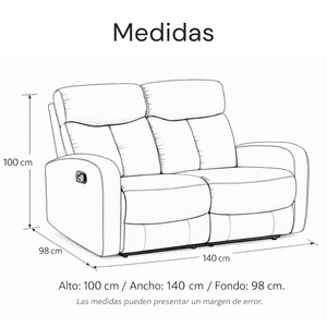 Sofá Reclino Trudy 2P