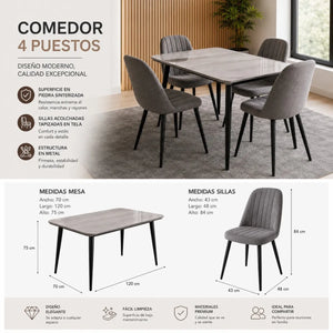 Comedor Wencelao 4P